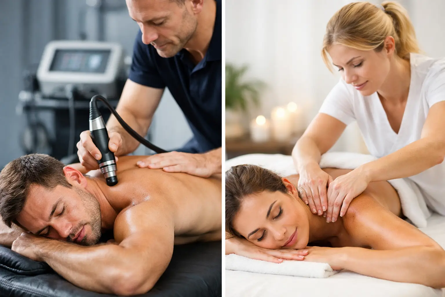 DAA metoden eller traditionel massage?